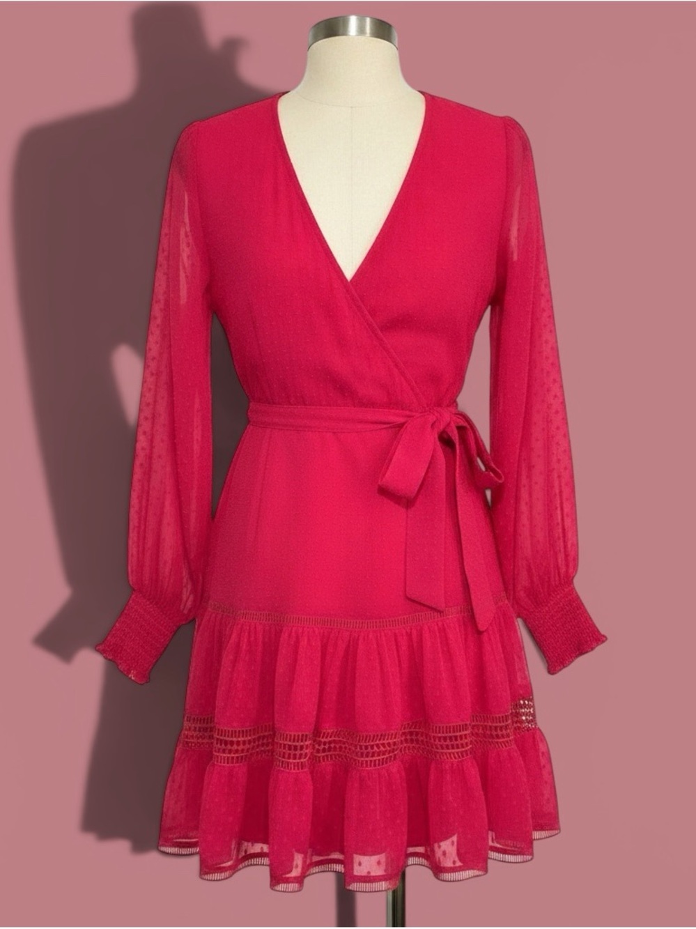 Anthropology-Not So Serious Wrap Dress. NWT